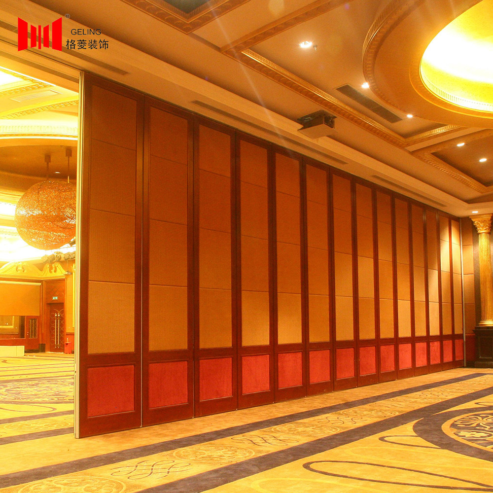 OEM ODM Acoustic Sliding Folding Partition Divider Wall For Hotel