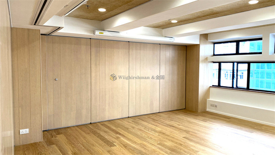 Isolación acústica Moderna partición plegable operable particiones plegables de oficina para espacios flexibles