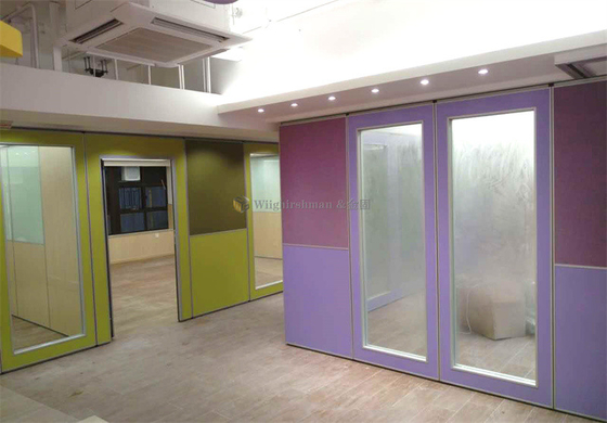 Fácil instalación Pared divisoria retráctil Modular Modular de acero inoxidable 304