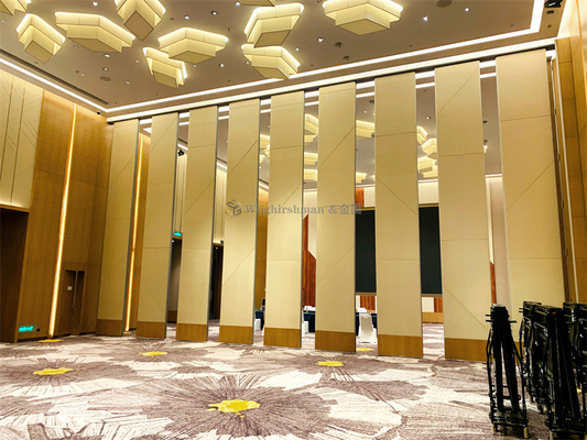 Superficie de tablero de MDF Pared divisoria del salón de banquetes Alta flexibilidad