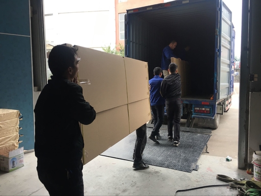 Paredes divisorias de oficina modernas versátiles con banda de sellado de rodillos de pista
