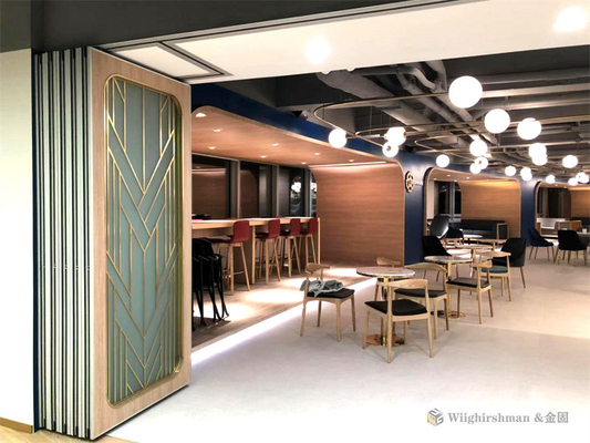 Restaurant mur de séparation pliable mur de séparation pliable personnalisé Eco Friendly