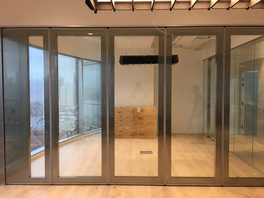 Systèmes de murs de cloisons mobiles en verre Acoustique avec installation facile