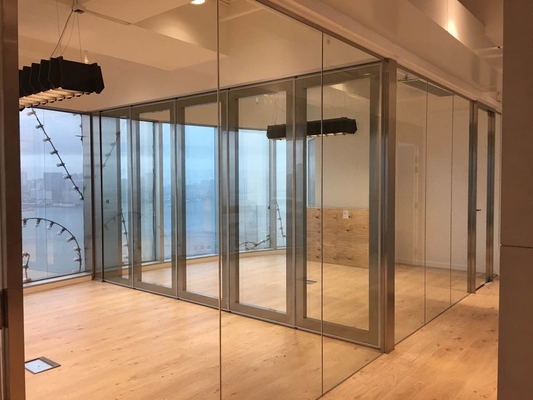 Systèmes de murs de cloisons mobiles en verre Acoustique avec installation facile
