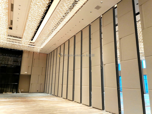 Salón de conferencias deslizante retráctil Pared divisoria plegable para dormitorio