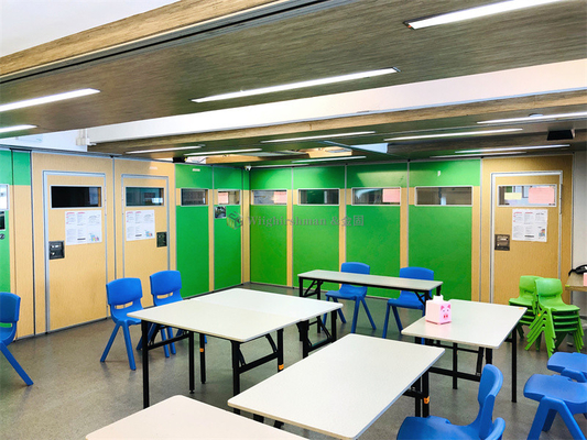 2.5-3 metros de altura sistema de pared divisoria móvil desmontable con marco de aluminio