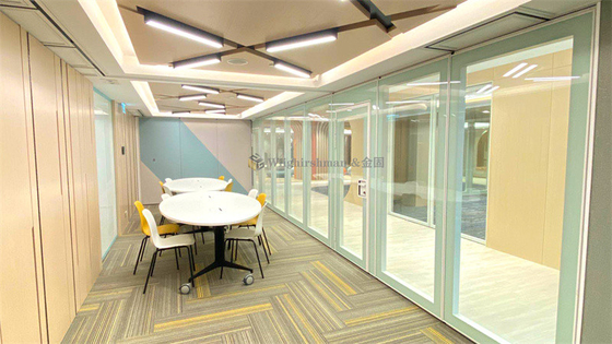 Divider temporaneo per ufficio con isolamento acustico da 35 a 45 dB